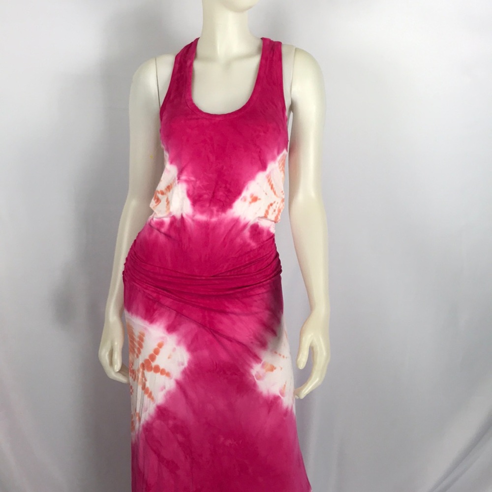 Young Fabulous & Broke Pink Tie-Dye Maxi Dress